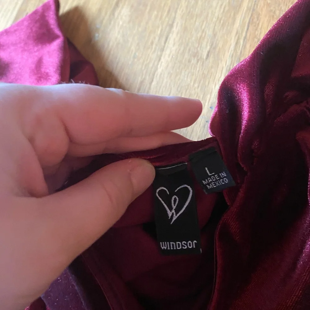 Windsor Velvet Mini Dress - Picture 2 of 2